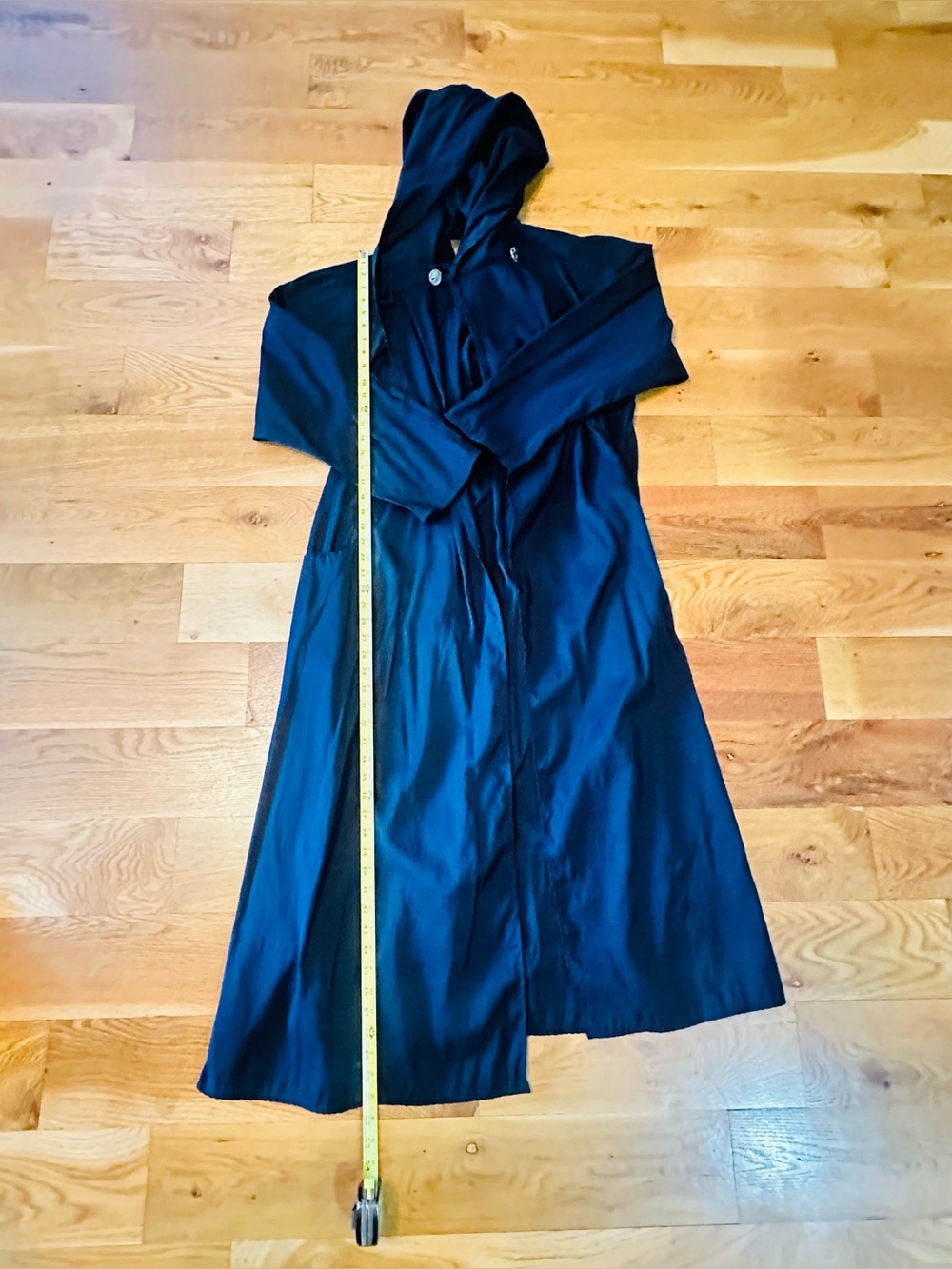 Vintage Maralyce Ferree Hooded Cloak w/Pockets & Button Cloak Cape  Large USA - Picture 10 of 14